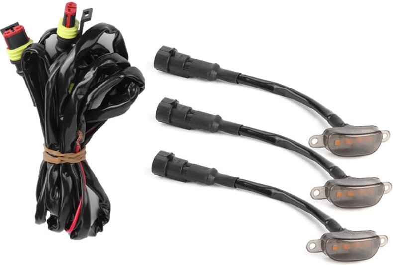 Jeffergarden 3-teiliges Auto-Kühlergrilllicht mit Kabelbaum, hohe Helligkeit, passend für Ford F-150 Raptor 2010-2014 20...