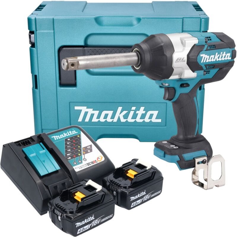 Dtw 1005 rmj Akku Schlagschrauber 18 v 1360 Nm 3/4' Brushless + 2x Akku 4,0 Ah + Ladegerät + Makpac - Makita
