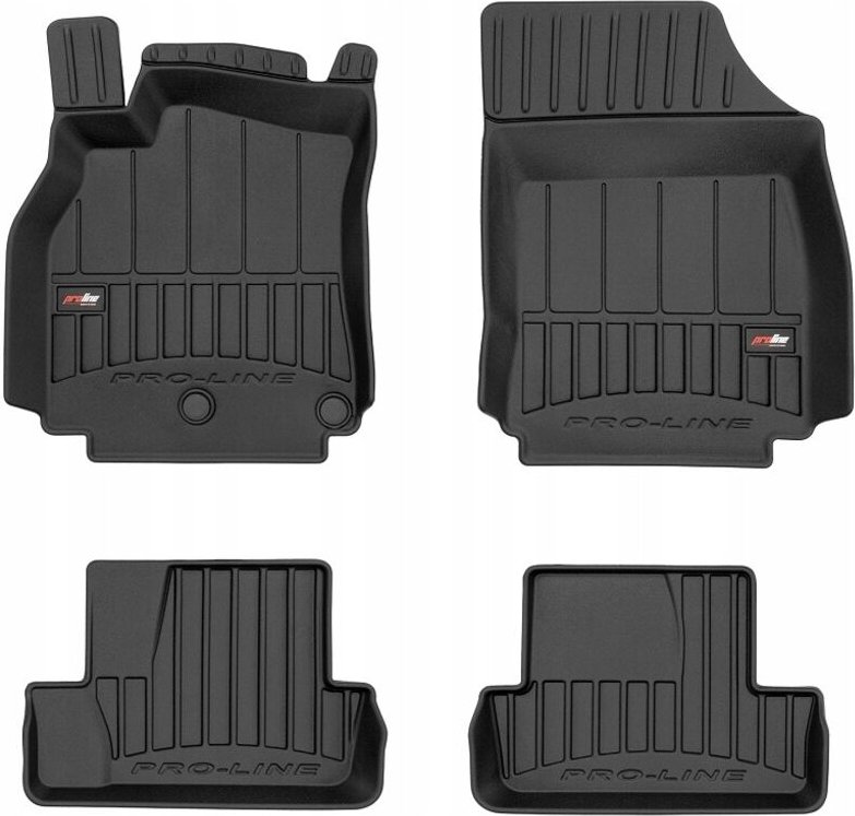 MATTEN GUMMI-FUßMATTEN RENAULT Megane 3 Coupe 2008-2015 3D-MULDE