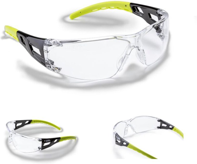 Transparente Schutzbrille