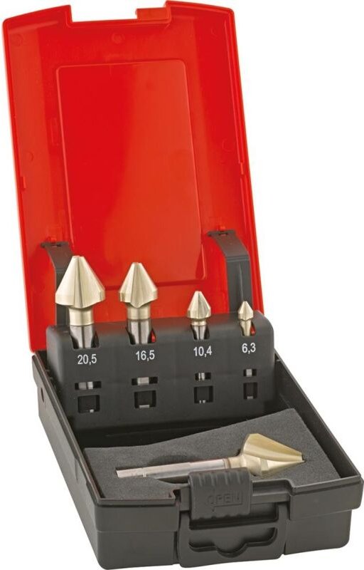 Kegelsenker Set hsse DIN334 6,3-25 3-Fl 60Gradugt Form c duo+ Format gt