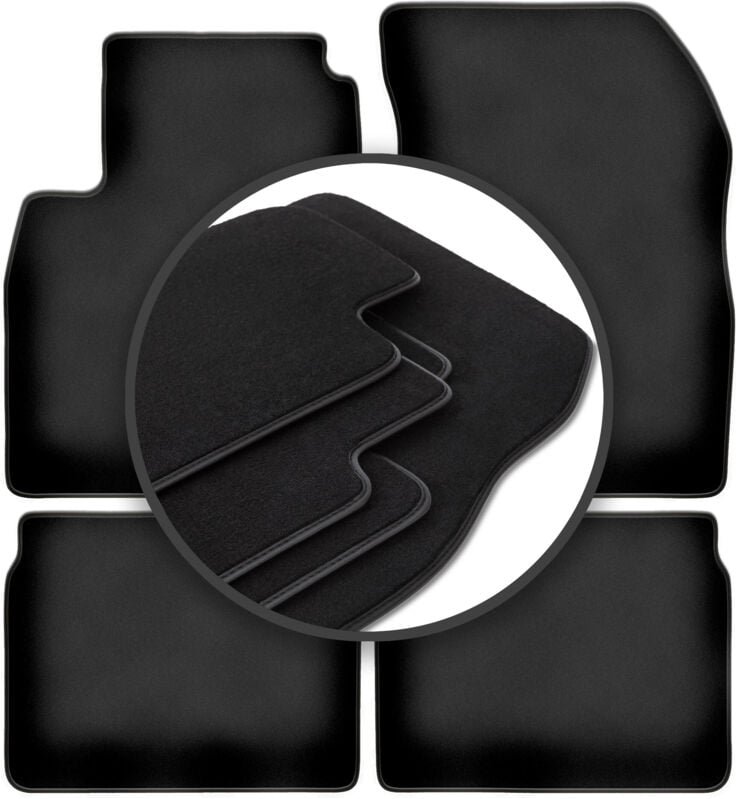 Premium-Fußmatten für: Nissan Micra K13 Fließheck (2010-2016)