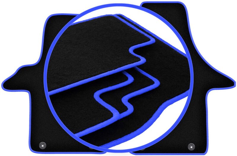 CARLUX-BLUE Automatten für: Volkswagen Transporter T5 Multivan Van (2005-2015)