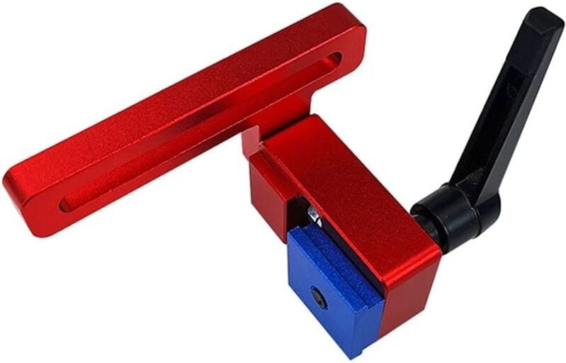 T-Führungsschienenstopper, Gehrungsschienenstopper, Führungsschienenstopper für Führungsschiene T-Schienen Holzbearbeitu...