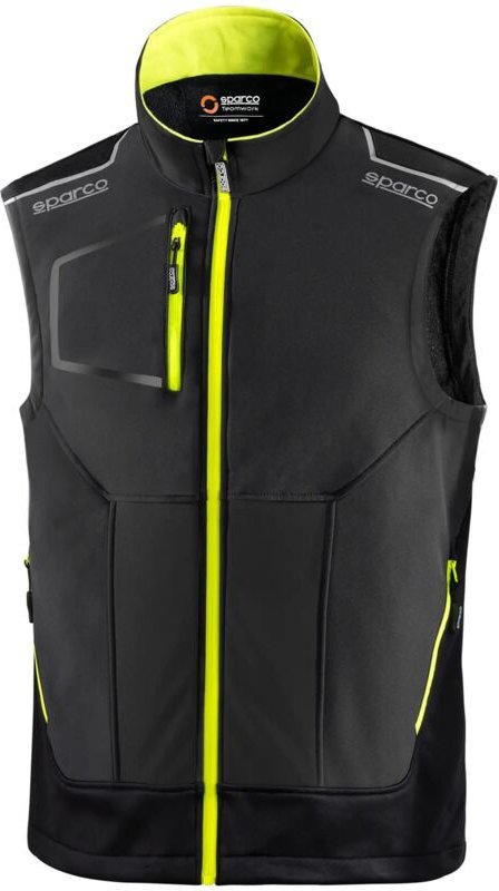 Sparco 02419GSGF Tech Illinois Light Weste, Grau/Gelb, XL