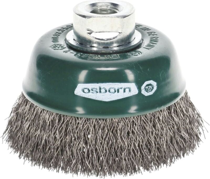 Drahtbürste für Winkelschleifer ø 80mm für Winkelschleifer Topfbürste mit Xtreme Spezialdraht - rostfreie Stahldrahtbürs...