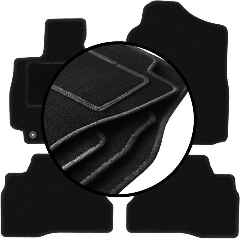 Komplettset Veloursmatten für: Suzuki Jimny II Offroad (2018-)