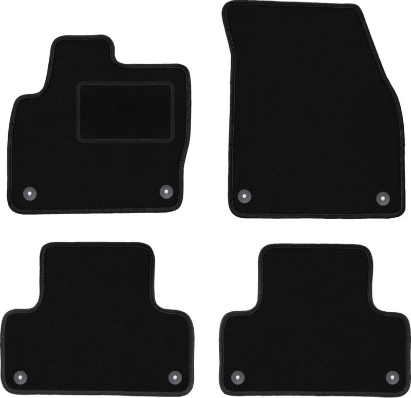 Schwarze Veloursmatten für: Range Rover Evoque SUV (2011-2018)