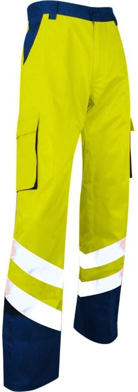 Arbeitshose HV PROTECTION - MARINE/GELB FLUO M - FR(42)