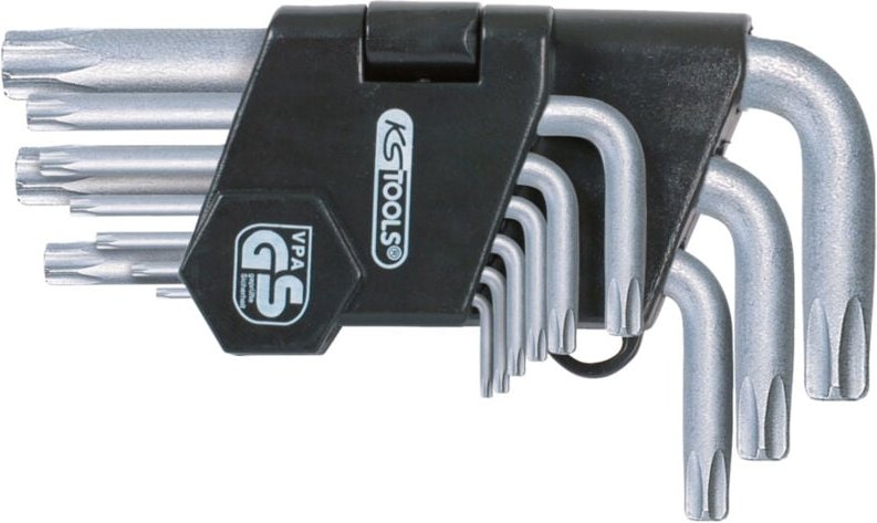 Set aus 9 kurzen TORX®-Schlüsselbits