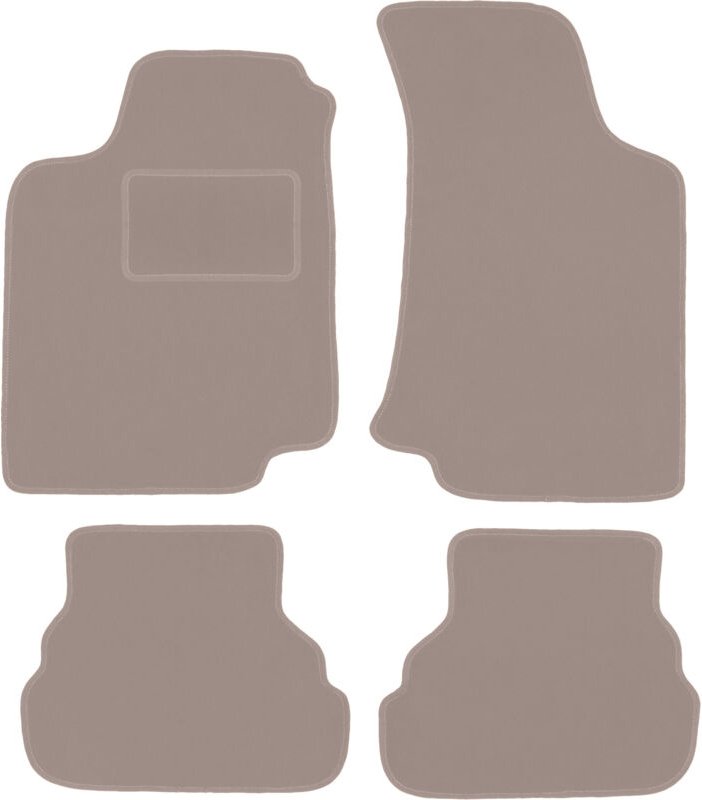 Beige Veloursmatten für: Volkswagen Vento Limousine (1991-1997)