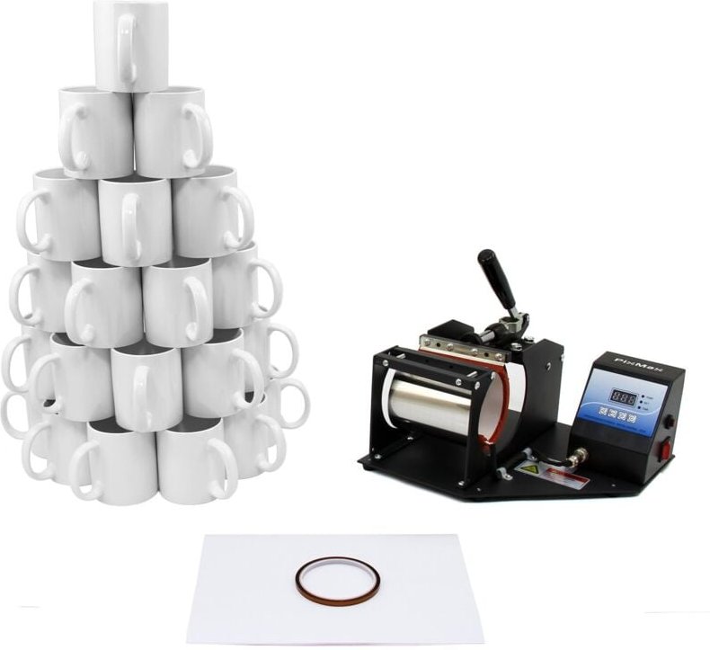 Monster Shop - Tassenpresse Hitzepresse Transferpresse Tassen bedrucken Presse mit 72 Tassen