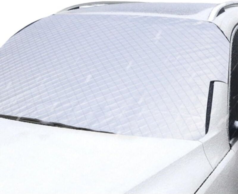 Auto-Windschutzscheibenabdeckung: Magnetische Winterschutzabdeckung schützt vor Wind, Schnee, Staub, Frost und Sonne, mi...
