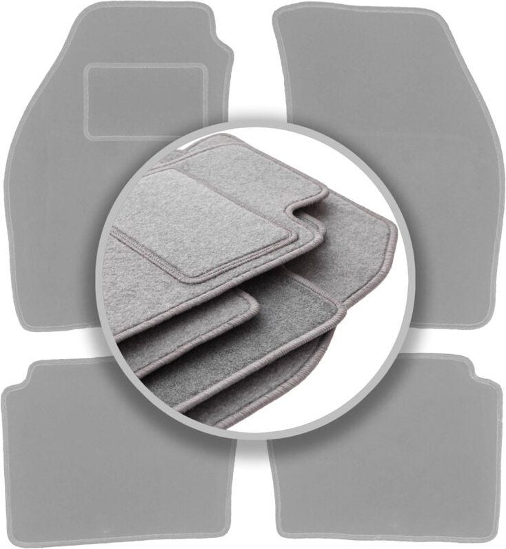 Graue Autofußmatten für: Suzuki Baleno I Fließheck, Limousine, Kombi (1995-2007)