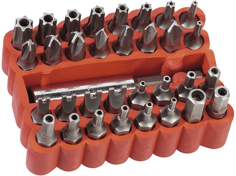 Satz 1/4 Bit fur Schraubendreher-Bohrmaschine Fervi 0626