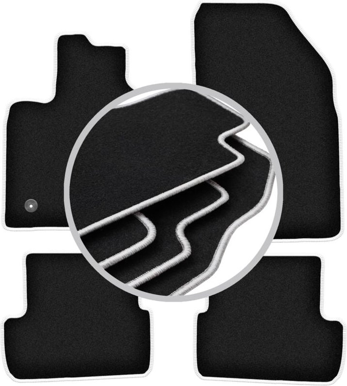CARLUX-SILVER Autofußmatten für: Dacia Sandero III Stepway Fließheck (2021-)