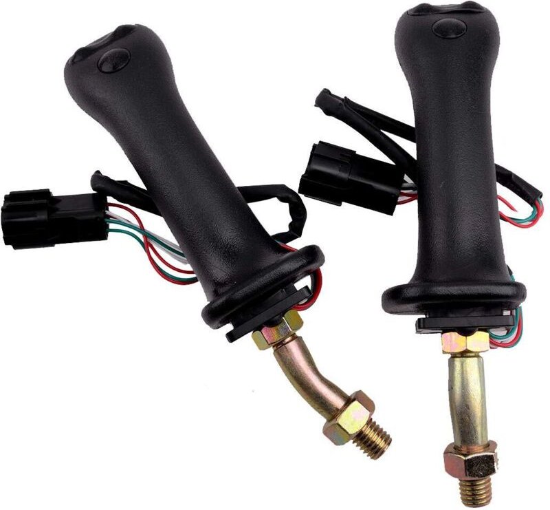 2 stücke Links und Rechts 3 Tasten Joystick Griff Fit für Doosan DH DX150 215 225 300 370-9C
