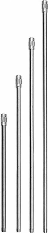 Verlängerungsrohr ohne Düse, gerade 600 mm, Aluminium - Riegler