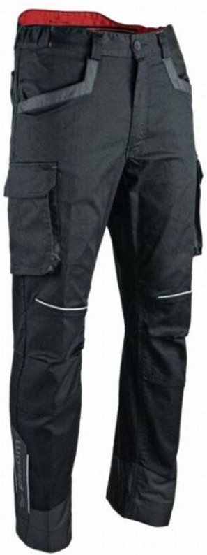 Thumbnail - Arbeits-Hose Stretch RUNNER - Schwarz/Grau M - FR(42)