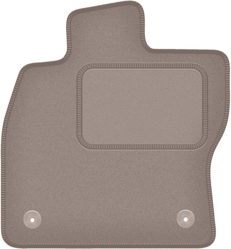 Beige Fahrermatte für: Seat Tarraco 7-Sitzer (2018-)