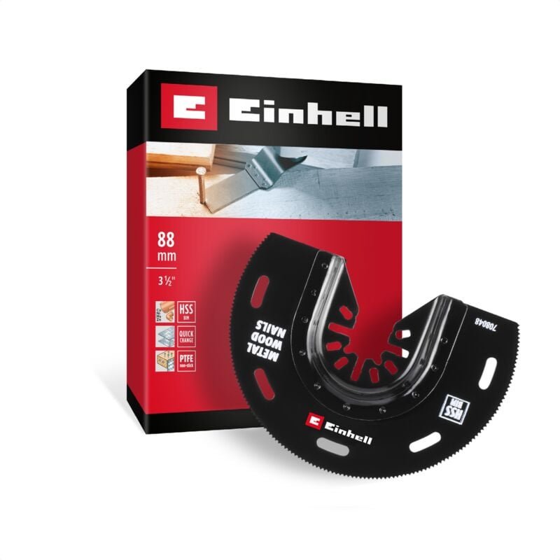Einhell - 708048 halbrund bim, 88mm BiM Tauchsägeblatt 88 mm 1 St.