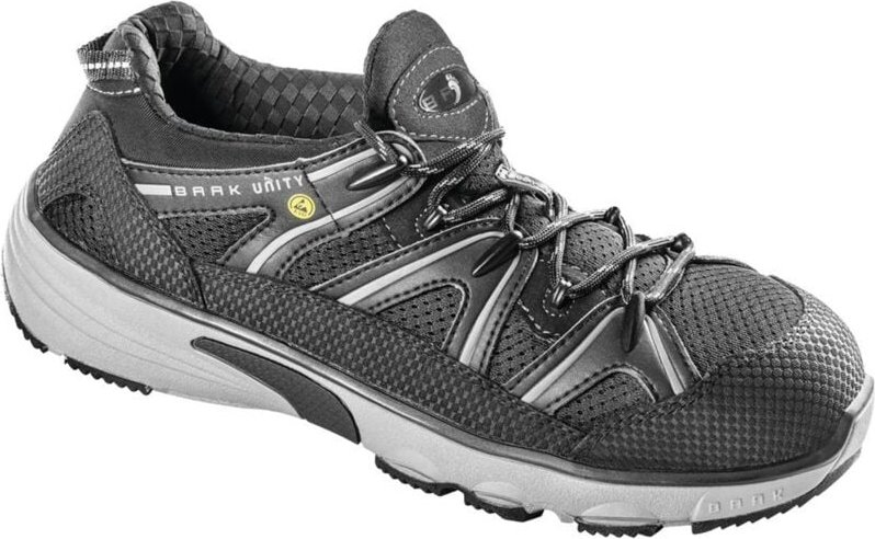 Sicherheitshalbschuh Optimus Stone 5212 S1P esd src dguv Gr.48 schwarz/grau - Baak