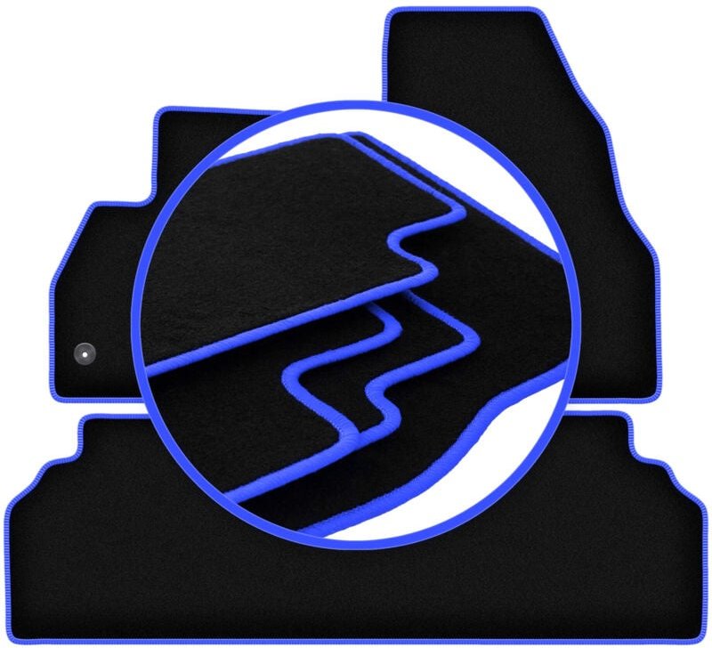 CARLUX-BLUE Automatten für: Mercedes Citan Kombivan (2012-)