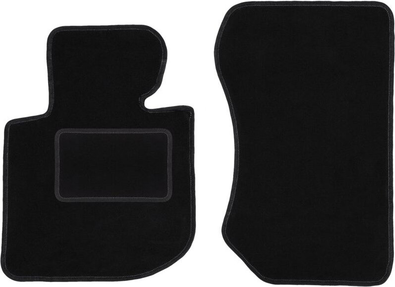 Vordere Matten schwarz für: BMW 3 E36 Kompakt, Coupé, Limousine, Kombi, Touring (1991-2000)
