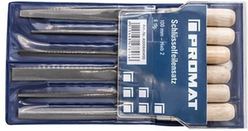 Schlüsselfeilensatz Länge 100 mm Hieb 2