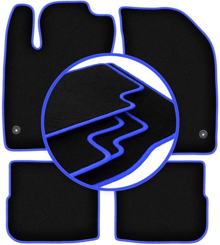 CARLUX-BLUE Autofußmatten für: Fiat Tipo II Limousine (2015-)