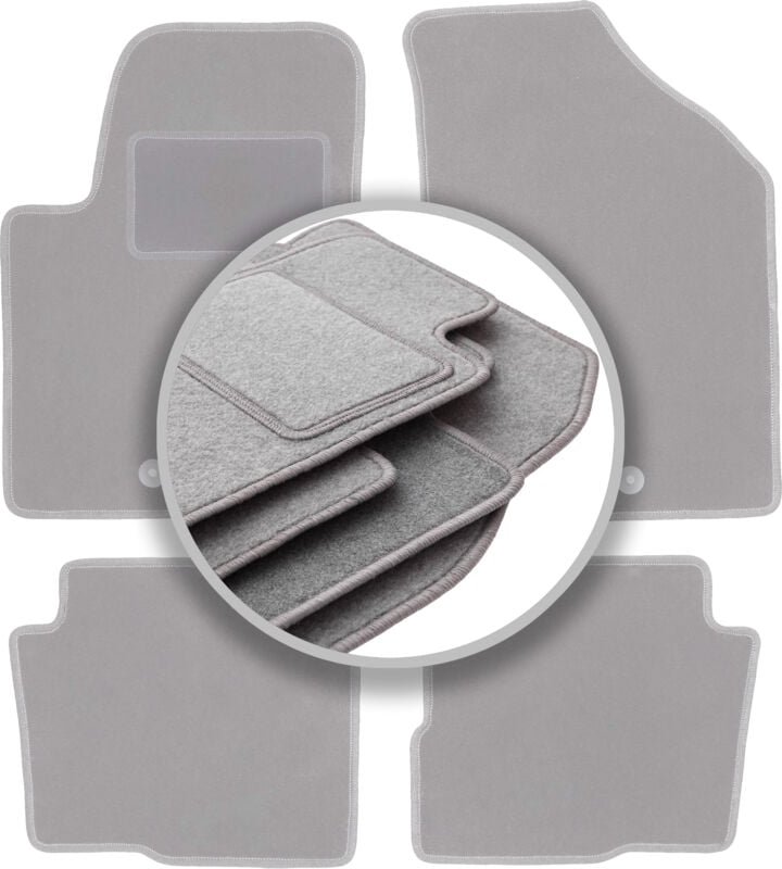 Graue Automatten für: Kia Soul I Crossover (2009-2013)