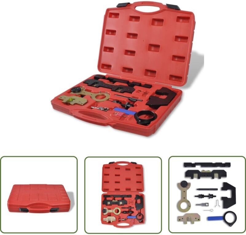 The Living Store - 11-tlg. Motor-Einstellwerkzeug-Satz Geeignet für bmw - Motorreparatur - bmw Reparaturset - Nockenwell...