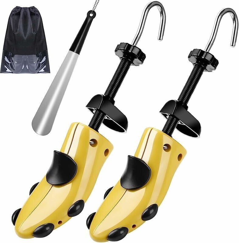 Schuhspanner für Damen und Herren, 4-Wege-Schuhspanner, Schuhspanner für verstellbare Länge und Breite mit Schuhlöffel