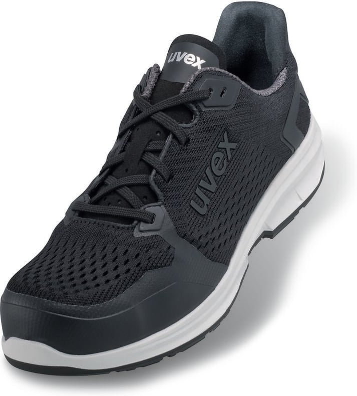 Uvex - 1 sport Sicherheits-Halbschuh Gr.47 W11 S1 esd sr schwarz/weiß 6598.8