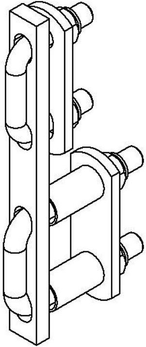 Hailo H-50 Verstärkung auf der Sprosse aus Stahl