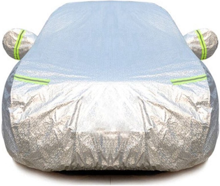 Autoabdeckung Outdoor SUV, Universelle wasserdichte Autoabdeckung Anti Hagel Anti UV mit Reißverschluss, 490 x 160 x 190...