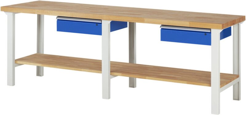 Werkbank 7001A7, B2500xT700xH840mm, 1x Schublade-TA - RAU