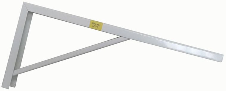 Stahlbügel weiß stabil 18x40cm