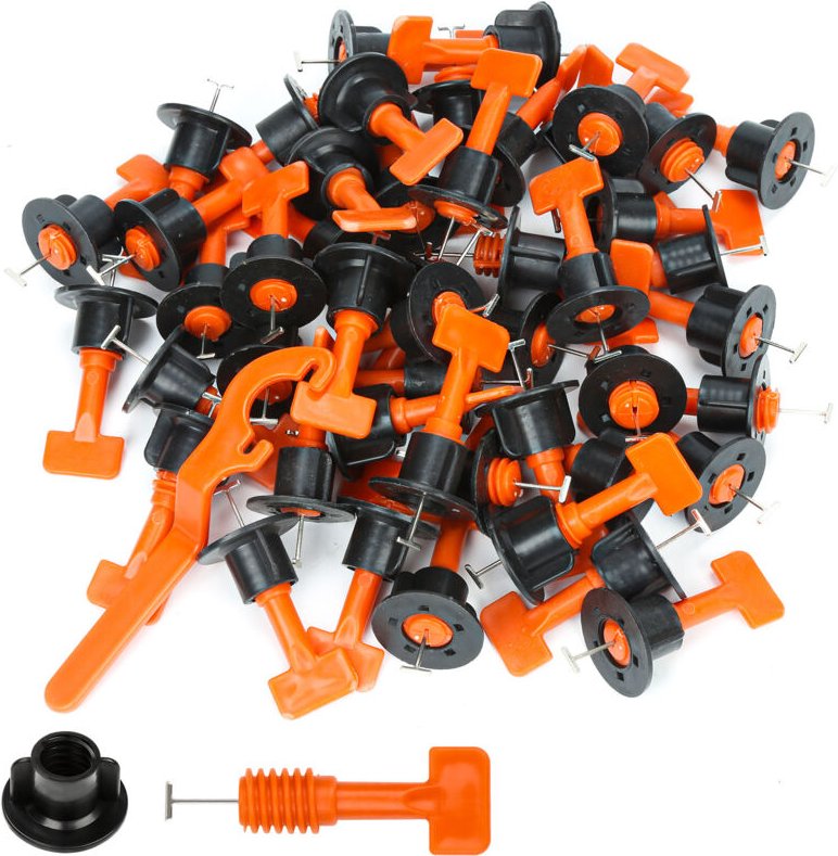 Swanew - Nivelierset Fliesen 220 Stück Fliesen Nivelliersystem Fliesenausgleichssystem Fliesen Leveler Bau von Wänden Bö...