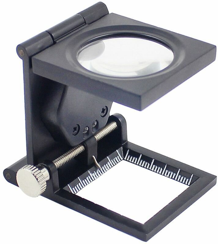 Nazalus-Hot Sale-Standlupe 10X Fach Leselupe mit LED Licht Klappbare Tischlupe Arbeitslupe für Senioren, Inspektion, Rep...