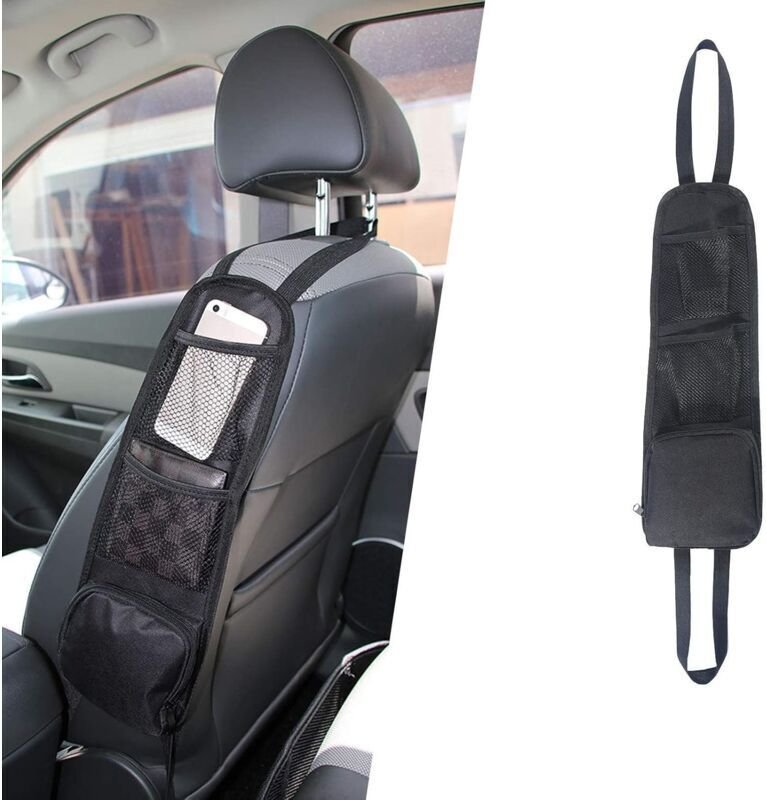 Ymyny - Sitzseiten-Organizer, Aufbewahrungstasche, Telefonhalter, Netztasche für alle Beifahrersitze für Auto, lkw