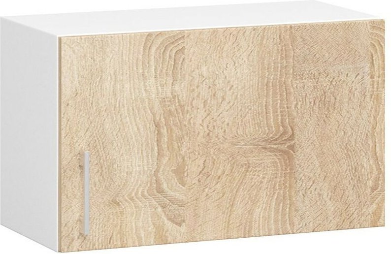 Hängeschrank Küchenschrank Akord lima modular W60 Weiß 60 cm Tür Regal Front Sonoma-Eiche B60 x H29 x T30,5 cm