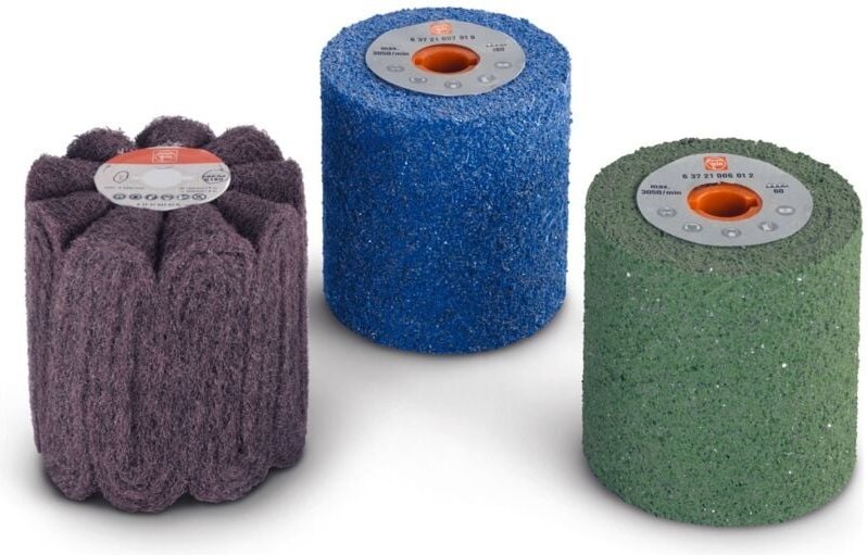 Fein Edelstahl-Set Satinieren Fläche