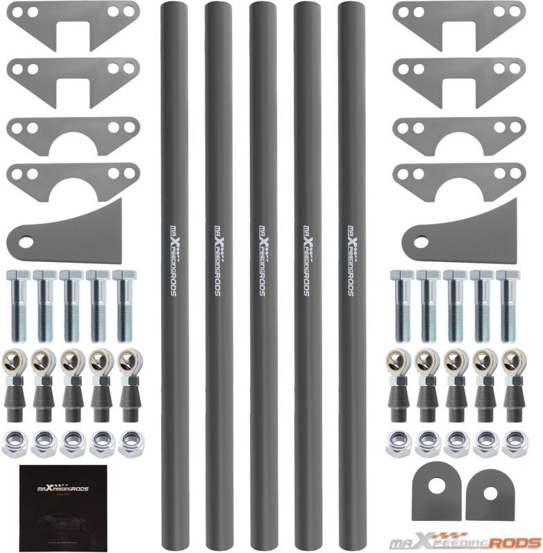 Rear Weld-On Parallel 4-Link Suspension Kit for Hot Rod Rat Truck