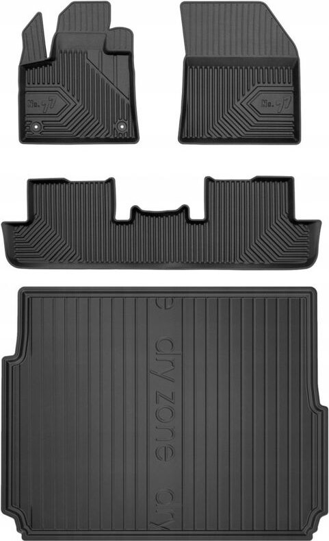 SET 77 Fußmatten und Fußmatten Peugeot 3008 2 Hybrid ab 2016-