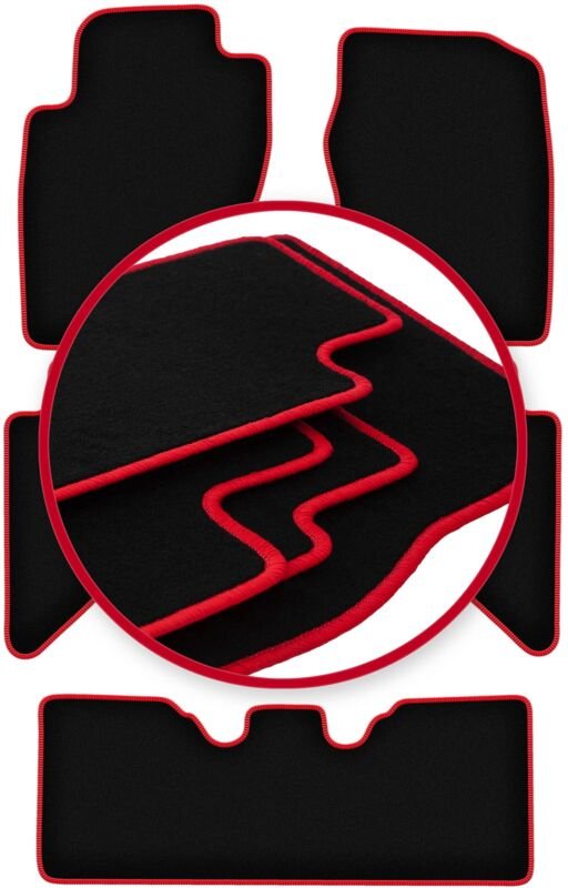 CARLUX-RED Autofußmatten für: Nissan Pathfinder R51 SUV (2004-2014)