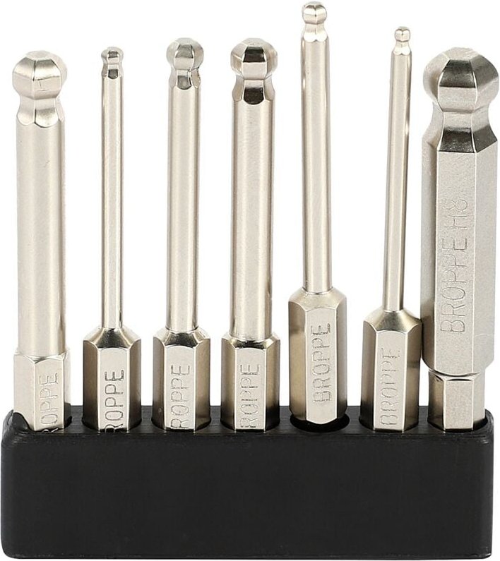 Tlily - 7Pcs S2 Magnetische Ball Schraubendreher Bit 1/4 zoll Zoll Hex Schaft