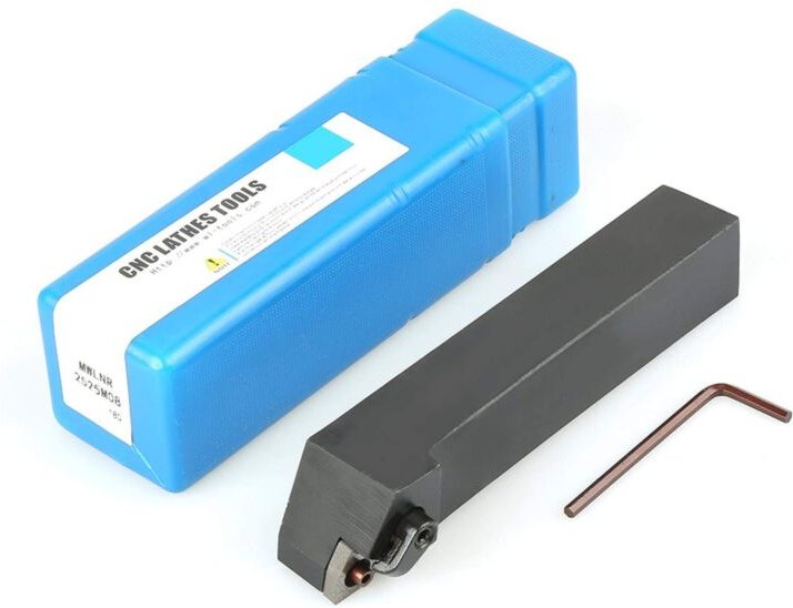 Zoternen - MWLNR2525M08 CNC-Drehwerkzeugschneiderhalter aus Wolframstahl + Schraubenschlüssel, Werkzeugschaft 25 x 25 mm...