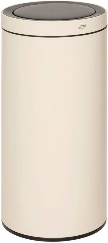 Thumbnail - 5five Simply Smart - Automatischer mülleimer delta aus metall in beige 40l - 5five