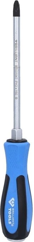 Brilliant Tools - Schraubendreher Kreuzschlitz mit Schlagkappe, PH3 x 150 mm
